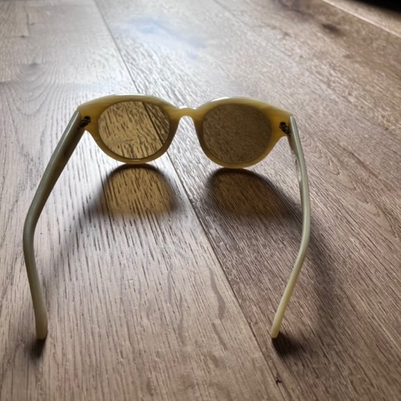 Karen Walker Anywhere Glasses in Vanilla Wood - Picture 6 of 8